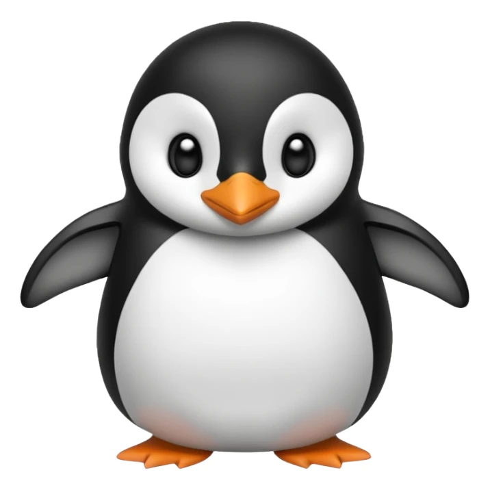 Hazme un emoji de un pingüino sticker