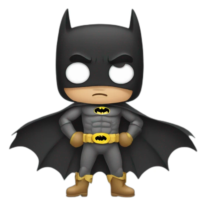batman is crying and dancing in a pirate costume sticker