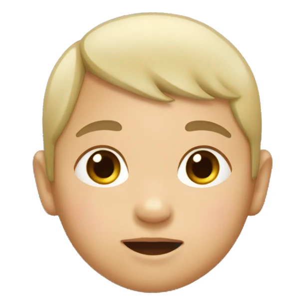 An  Asian  infant's  upper  body. sticker