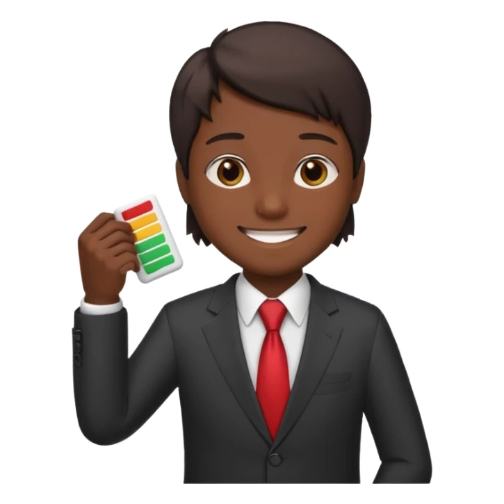 A Slack emoji to express "Japan Sales Presentation" - simple and intuitive sticker