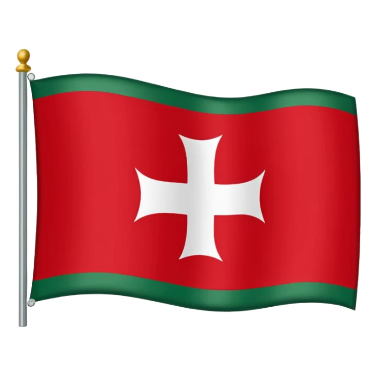 Canton st Gallen Switzerland the flag of saint gallen sticker