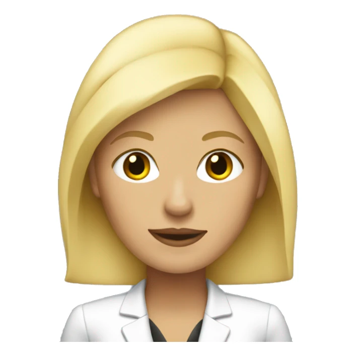 blonde woman in business atire sticker