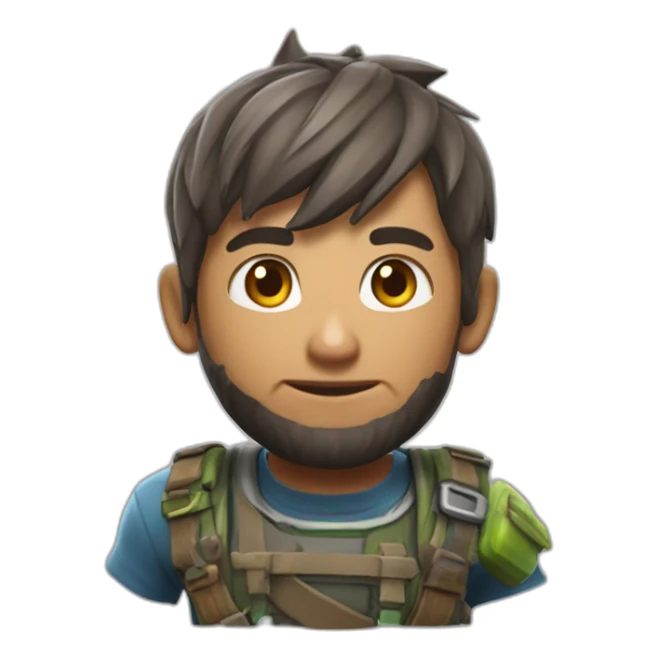 Michou qui joue a fortnite sticker