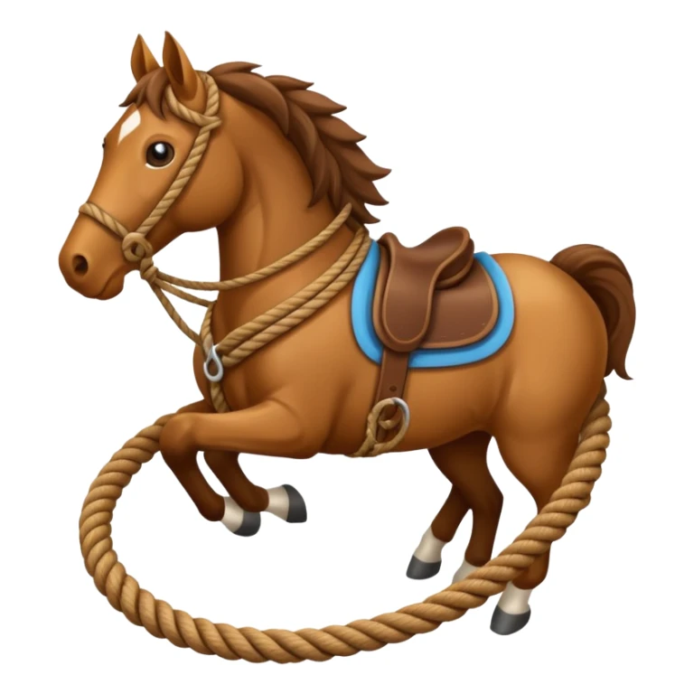 a horse lasso sticker