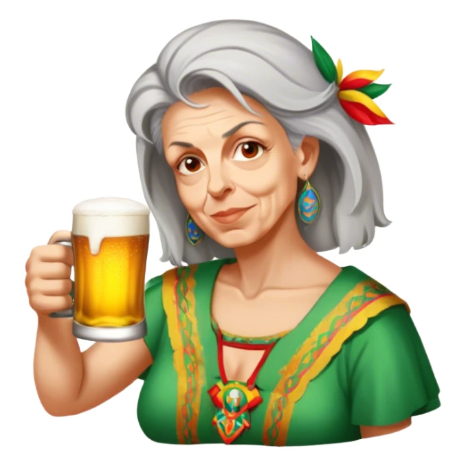 Cerveza Drinker sticker