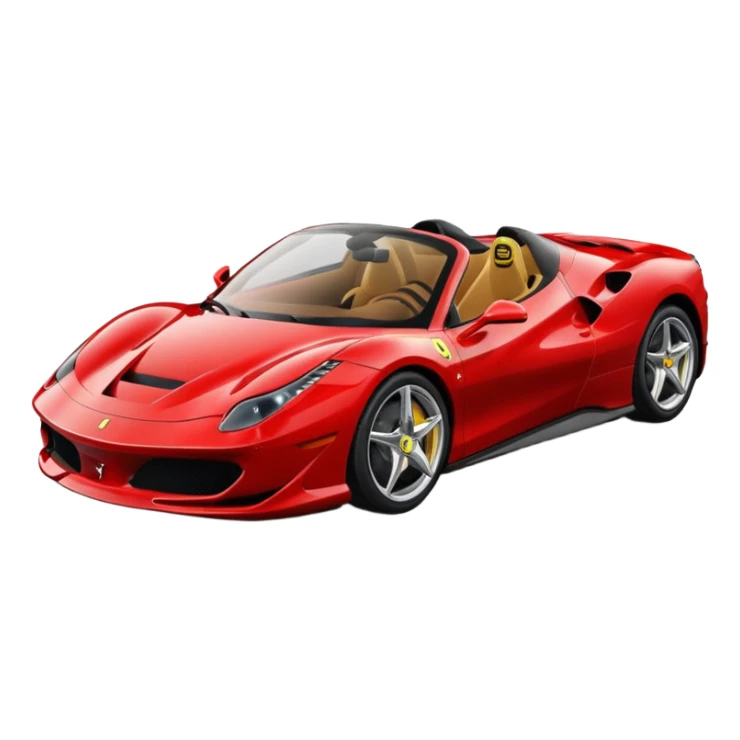 make a emoji of ferrari sticker