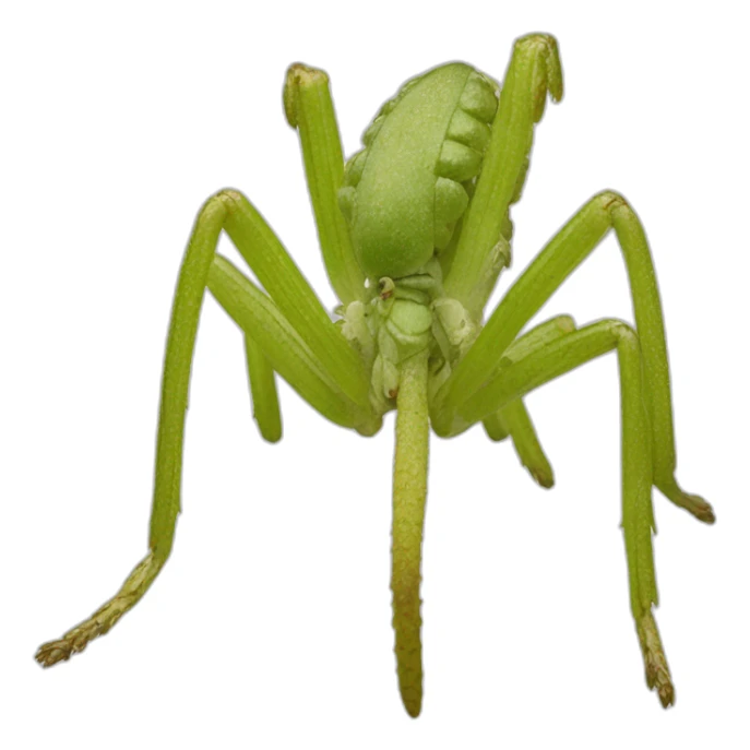 Zoom on One specimen of sparassis crispa sticker