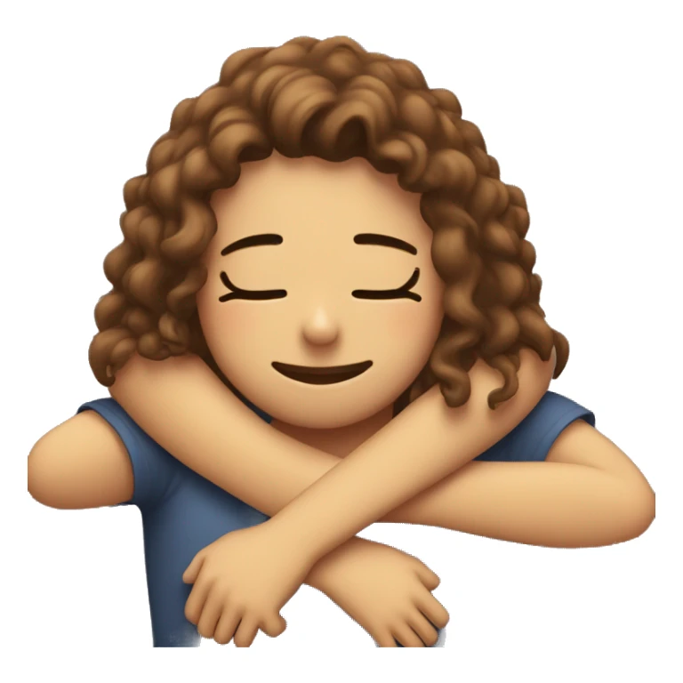 hugging my girlfriend so she feels better sticker