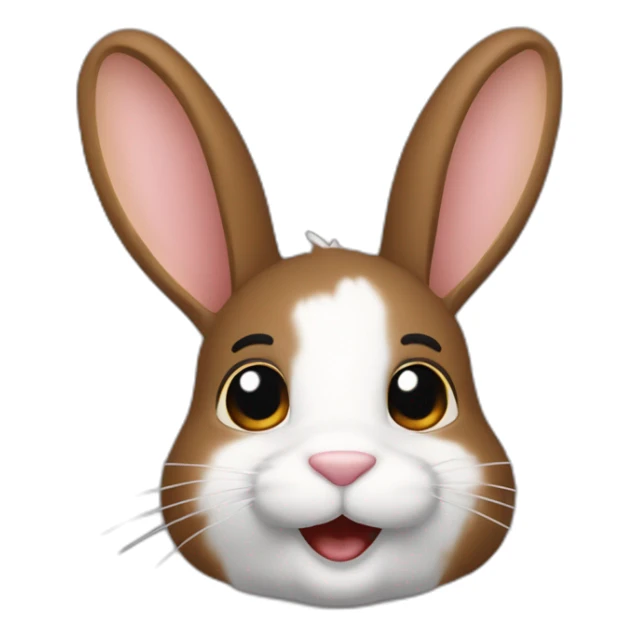 Lapin-nain-des-Pays-Bas-brun-foncé sticker