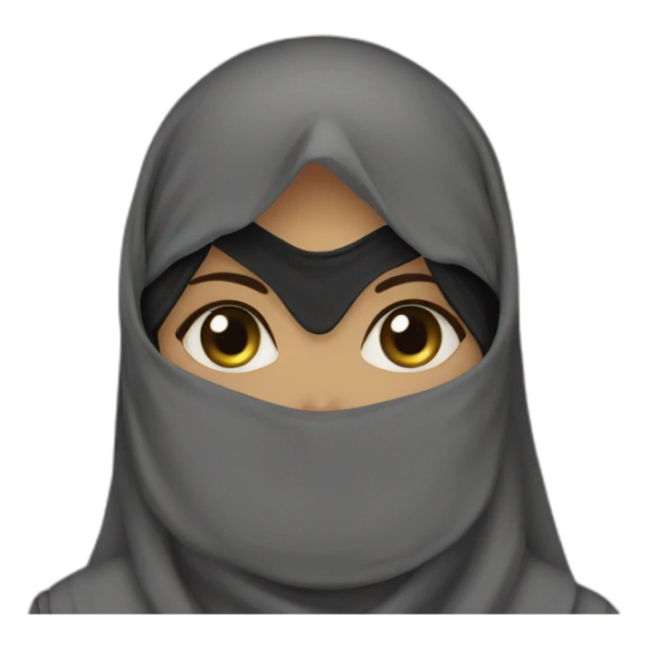 Saudi niqab women sticker