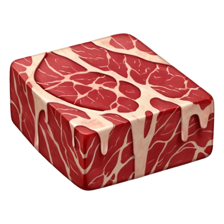 meat red sticker