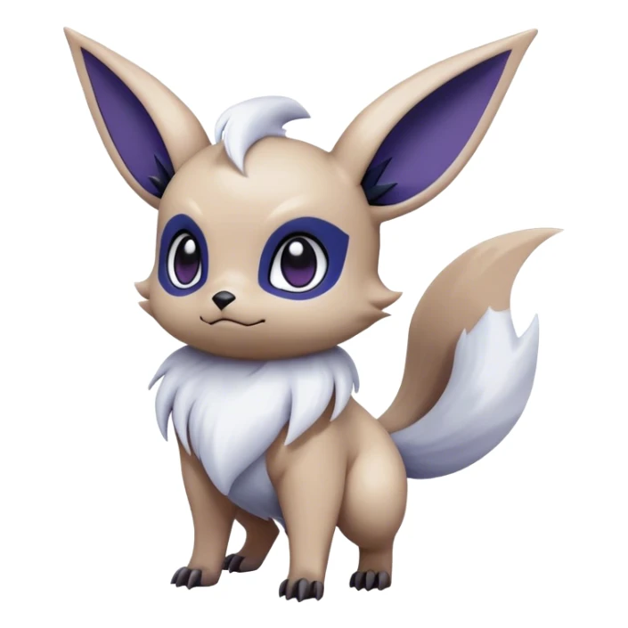 Cool Cute Kawaii Noibat-Eevee-Absol-Eevee-Pokemon Full Body  sticker