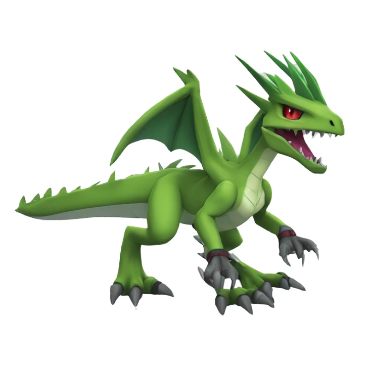  Cool Edgy Digimon-Fakemon-Guilmon-Genesect-Flygon-Velociraptor-Dragon full body sticker