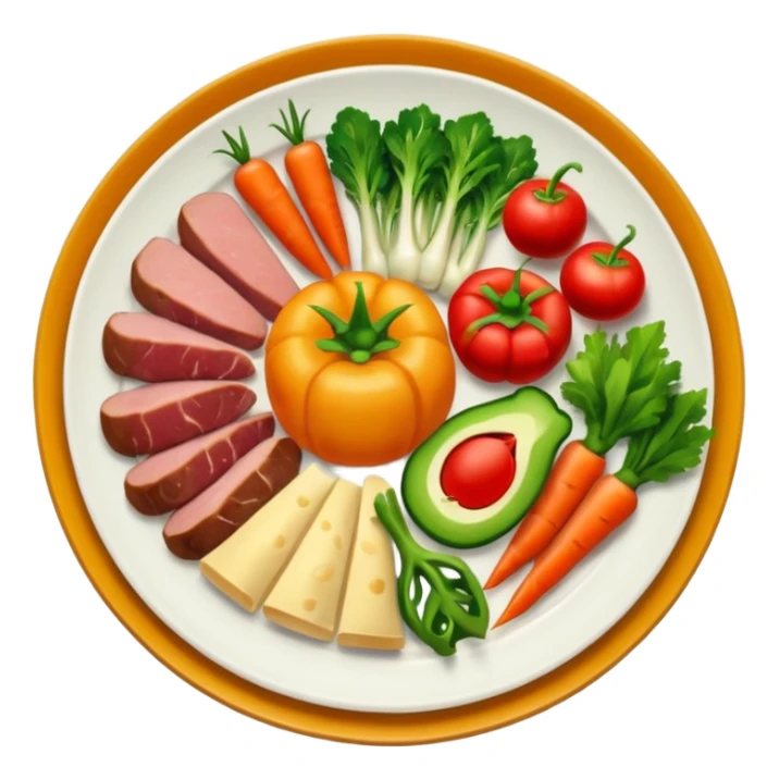 plate of food sticker