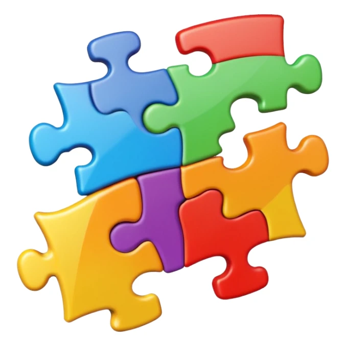 puzzle emoji about Speed over Perfection sticker