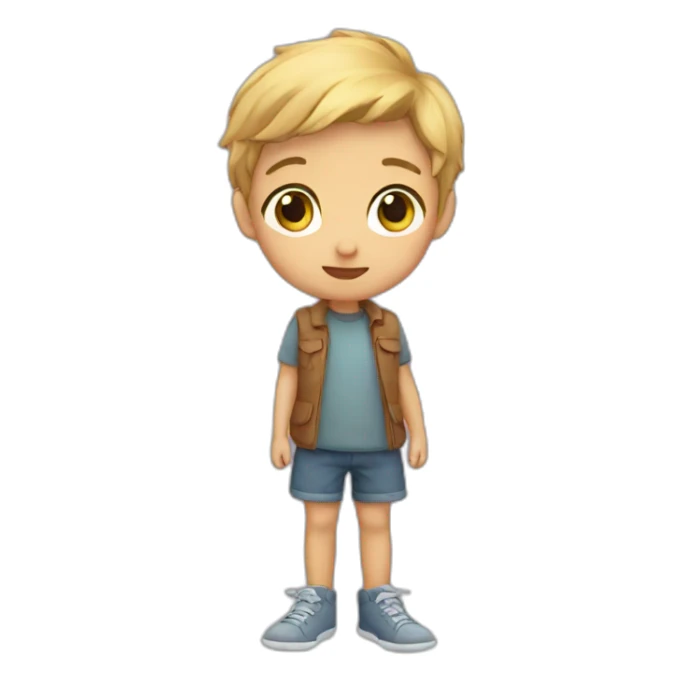 cute short person sticker