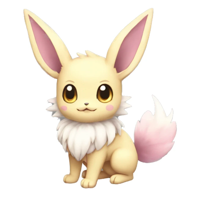 Kawaii Eeveelution-Cute-Pokémon-fusion full body sticker
