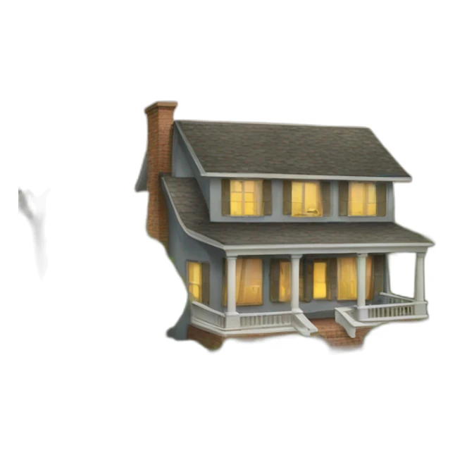 The house in the section sticker