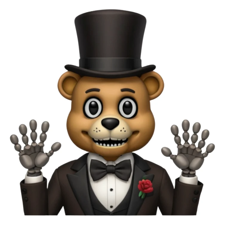 Freddy Fazbear from Five Nights At Freddy's Moive sticker