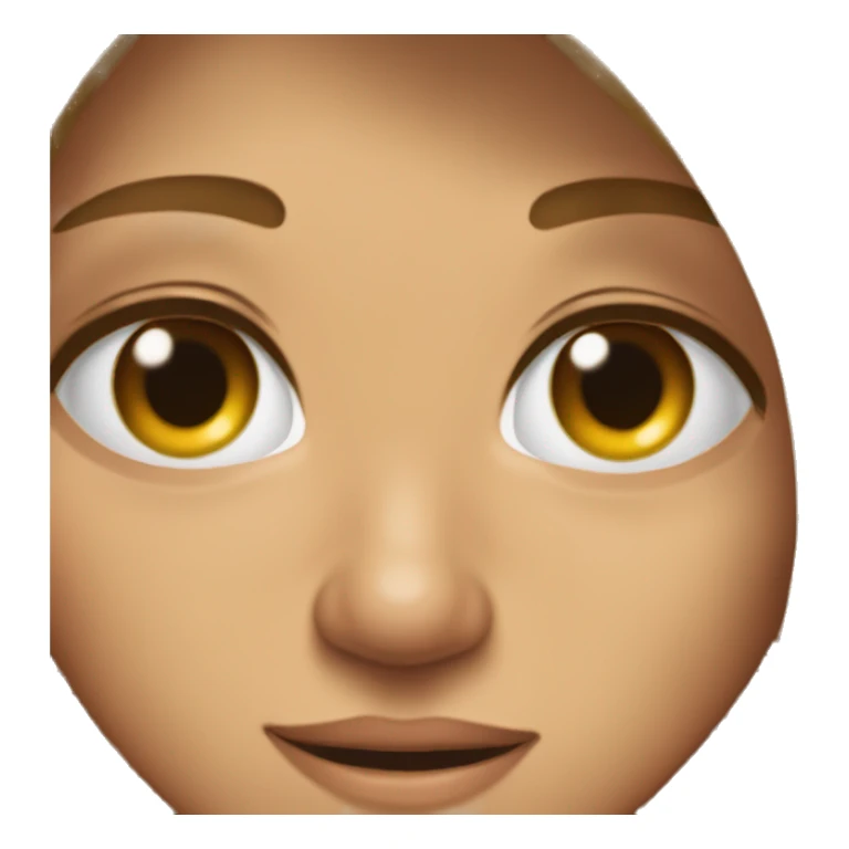 i need a left eye closed emoji which should not look like any human or any animal the face of it should be slightly turned to the left as if it is shying away. It shouldn't have any background sticker