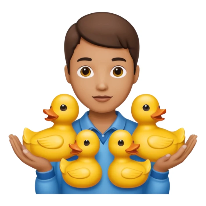 😍 But with ducks instead of hearts  sticker