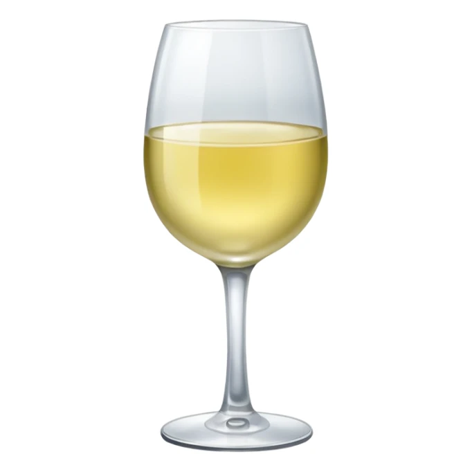 glass of white wine  sticker