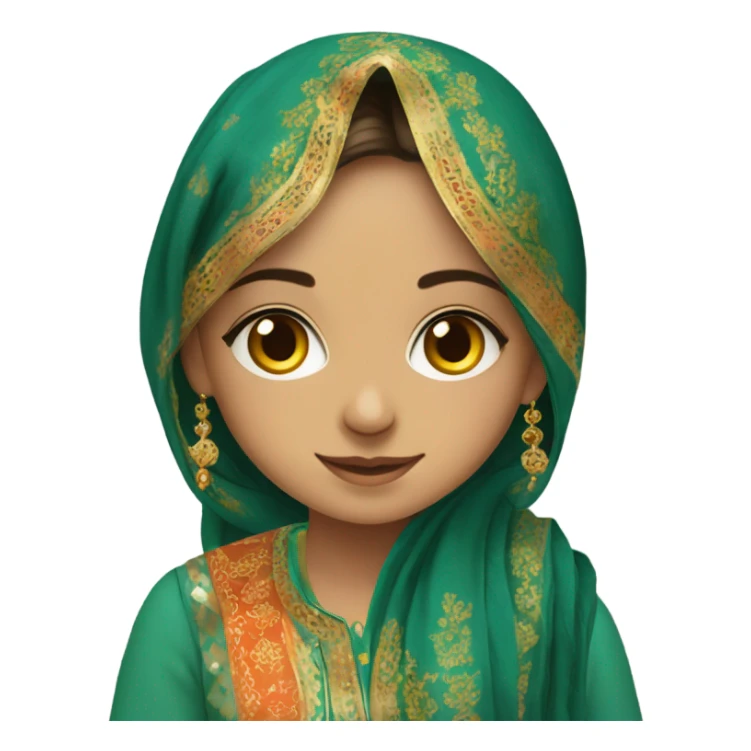 Girl going Pakistan  sticker
