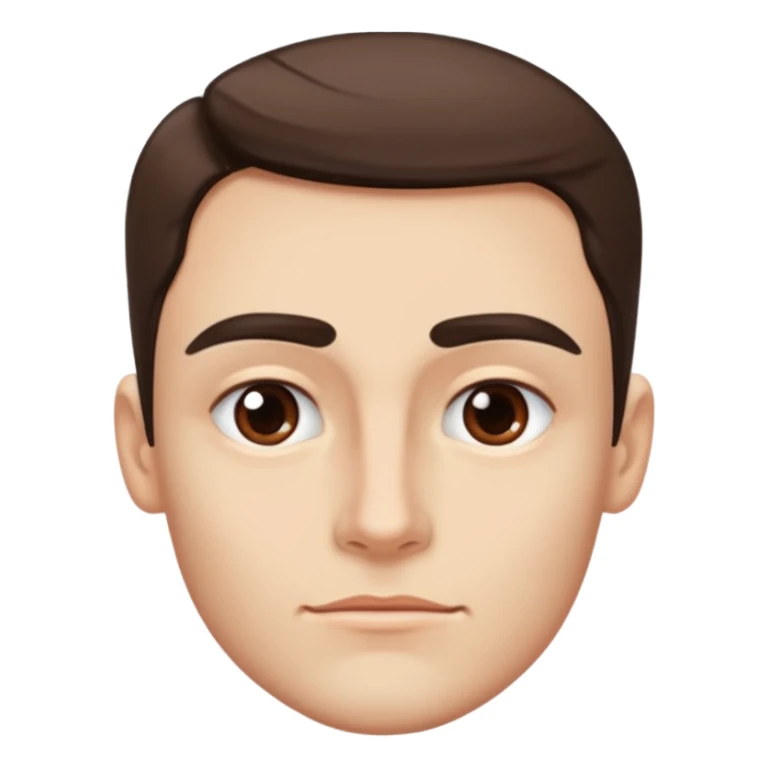  con una mandíbula mega marcada y con una ceja levantada y la otra abajo sticker