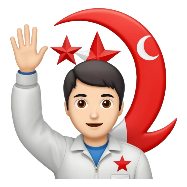 Kuzey kıbrıs bayrağı sticker