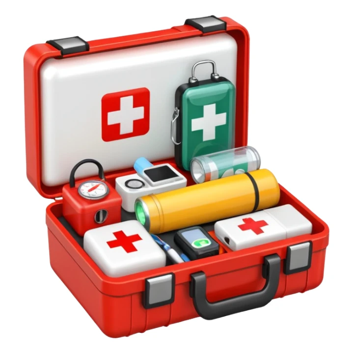 EMERGENCY KIT sticker