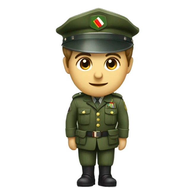 ragazzo italiano con la divisa della guardia di finanza  sticker