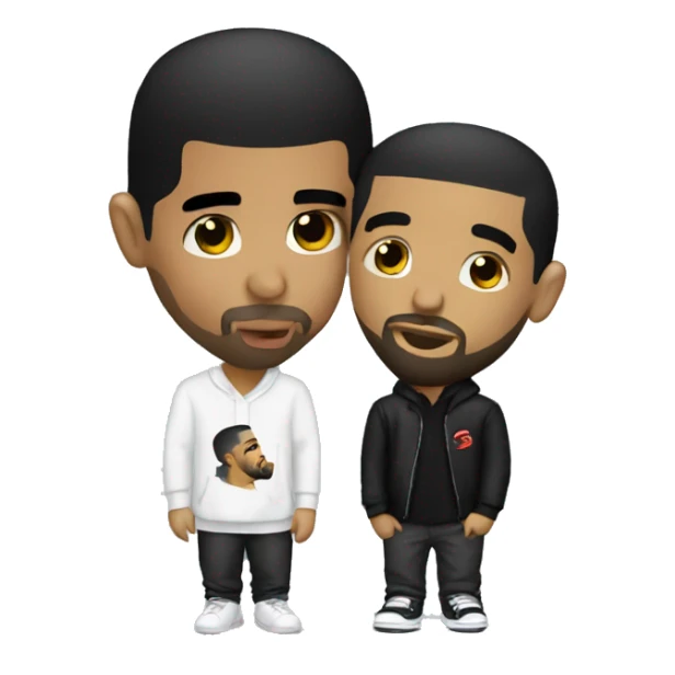 drake kissing drake kissing drake kissing drake sticker