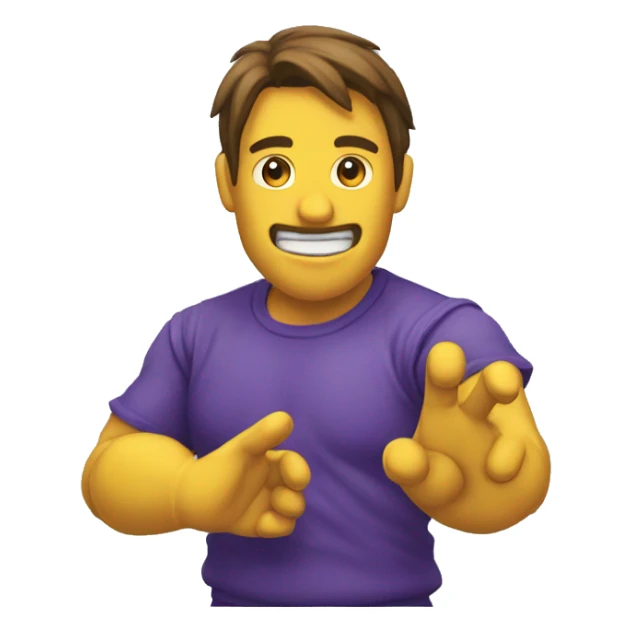 pulgar arriba como gesto de aprobacion sticker