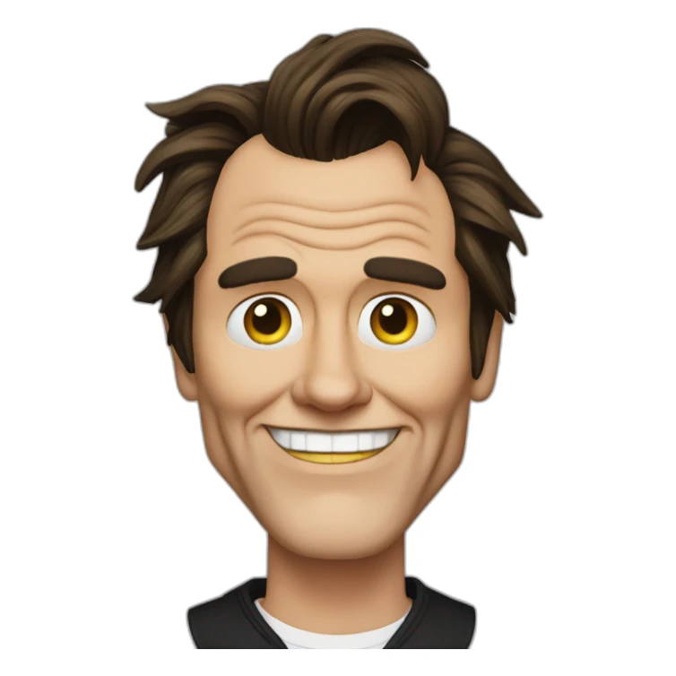 Jim Carrey the mask with cat ears sticker