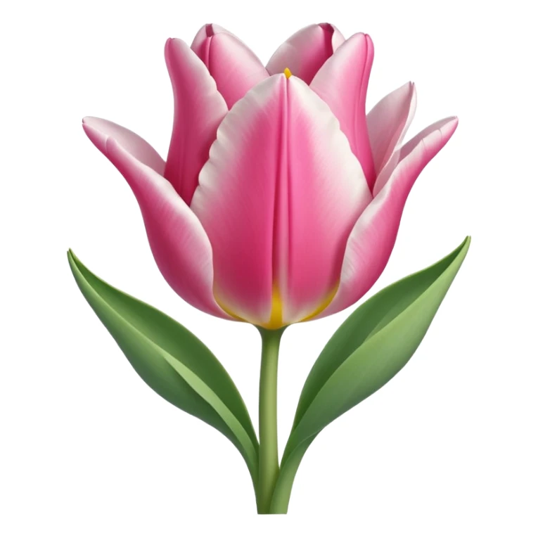 Oveja con un tulipán de color rosa sticker