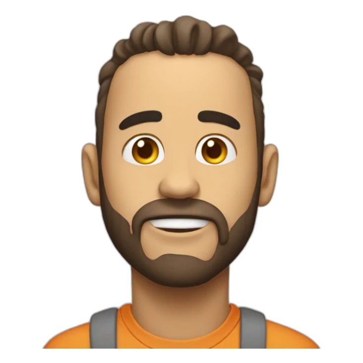 emoji con la lengua afuera de ladito sticker