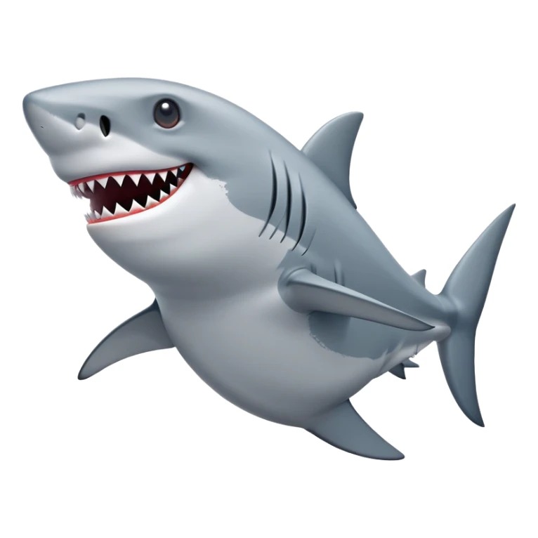 Shark with feet’s and wearing shoes sticker