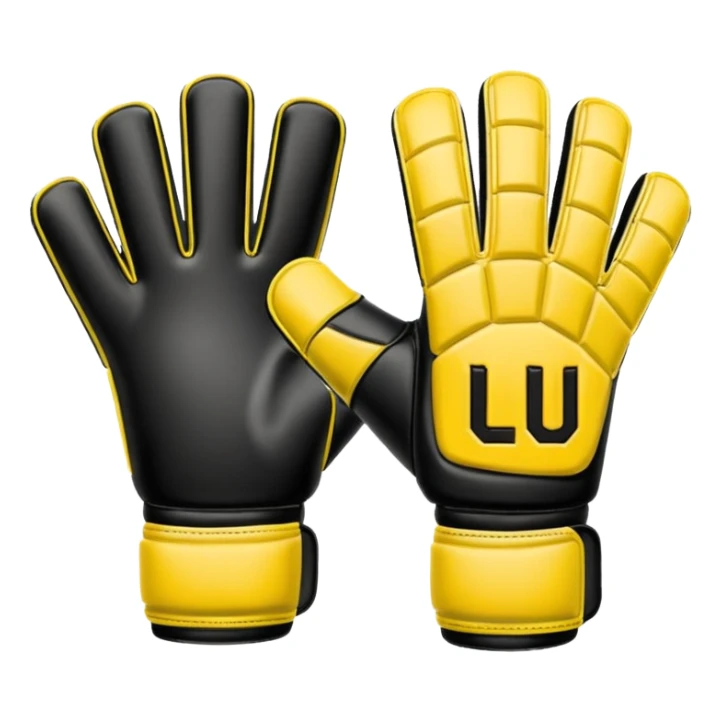 Football goalkeeper gloves sticker