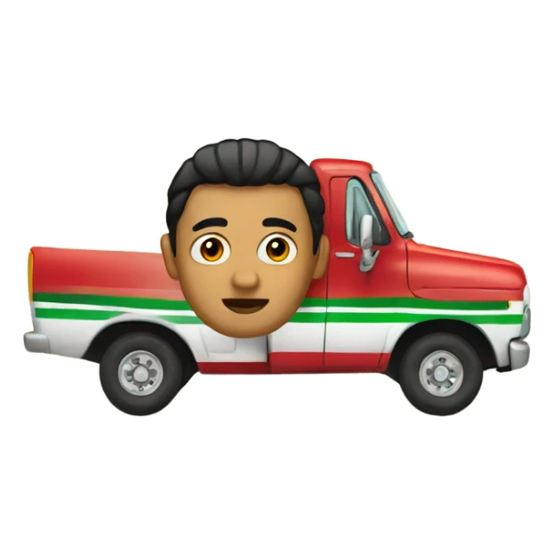 Mexican in a truck sticker
