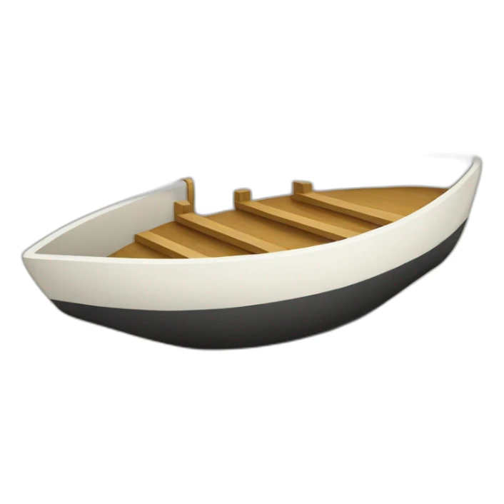 boat in japanese bowl sticker