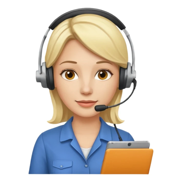 blonde la trentaine qui travaille sticker