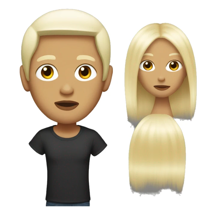 Eminem with his blonde hair  sticker