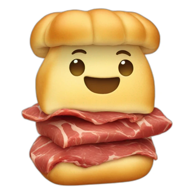 meat puff sticker