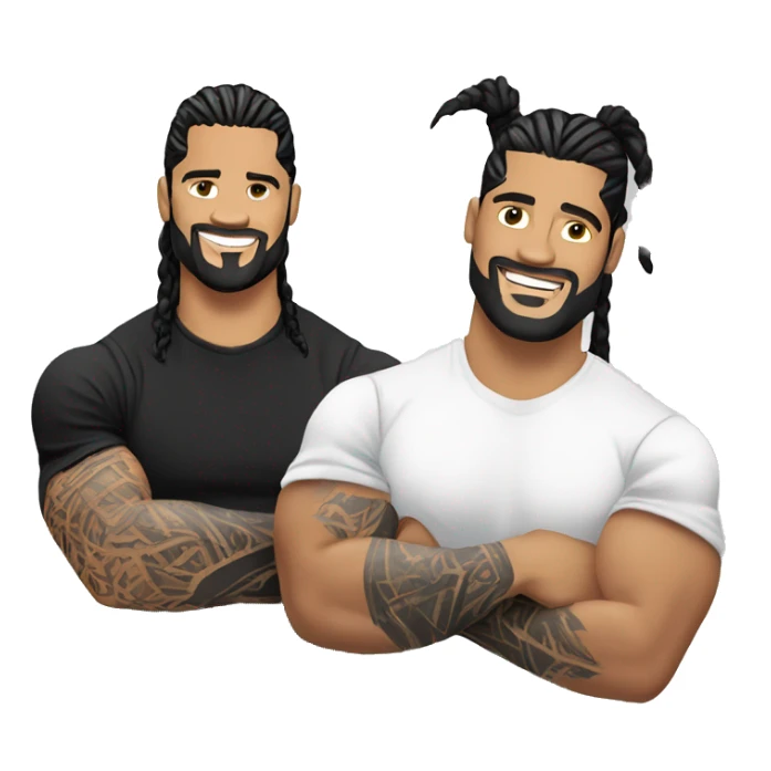 roman reigns with OTC t shirt sticker