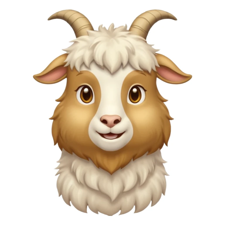 golden goat, like the original goat emoji sticker