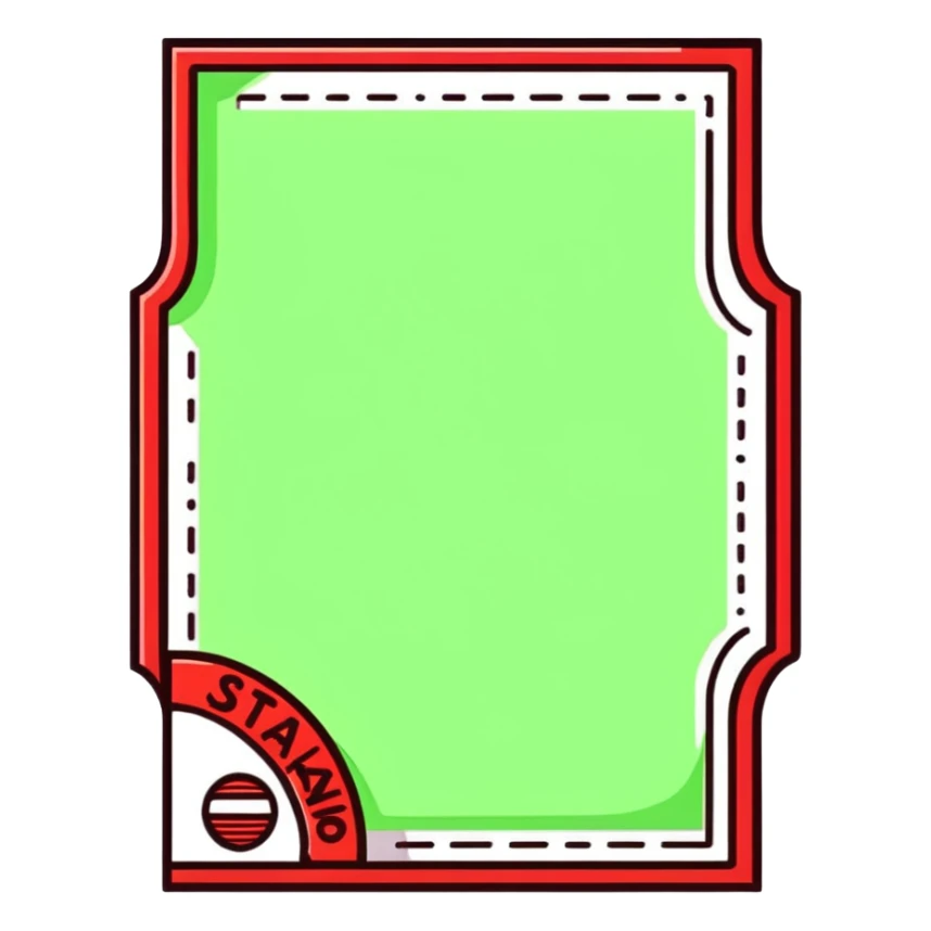 Red CENSORED stamp with clear text, official censorship mark sticker