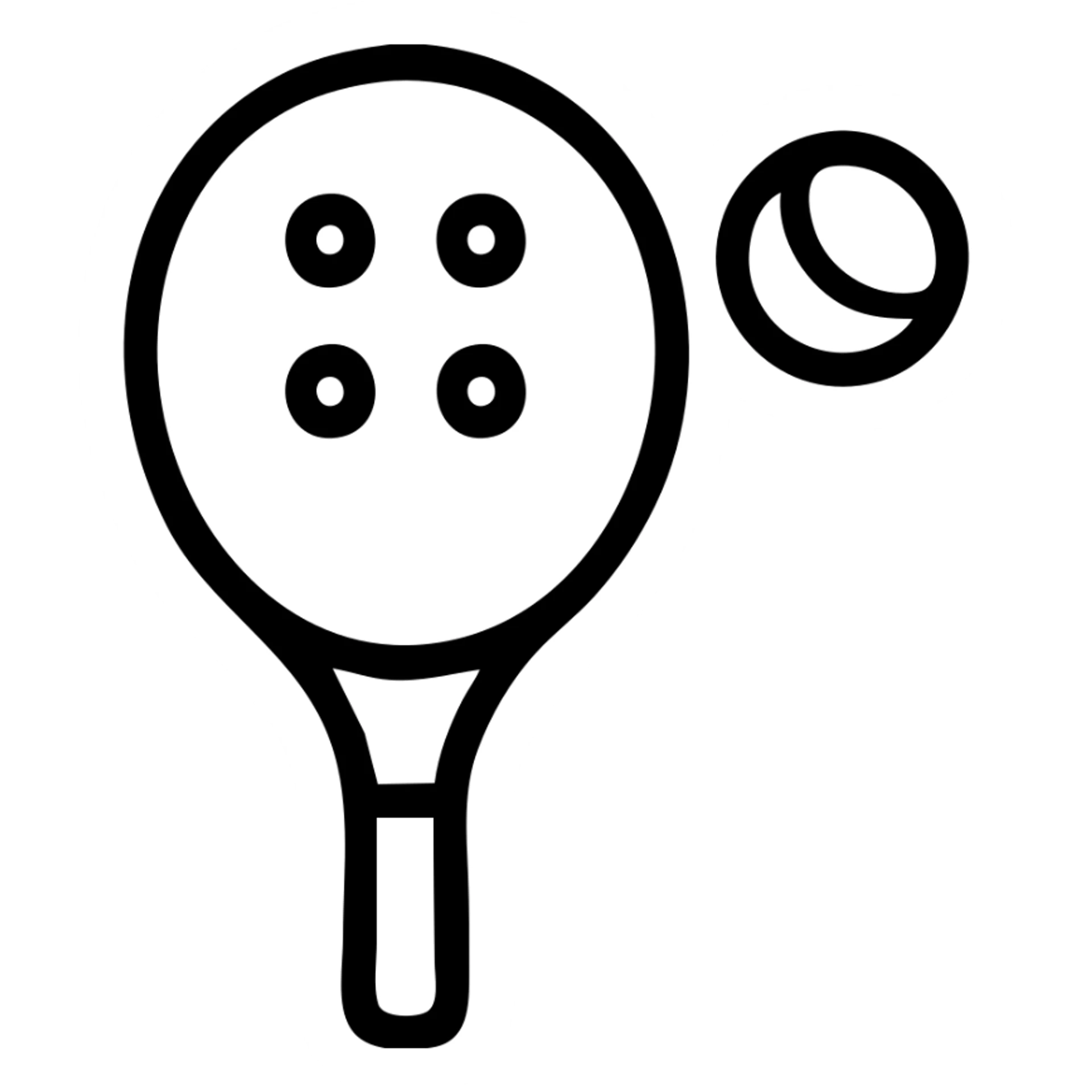 beach tennis minimal icon, clean lines, pastel colors, modern style sticker