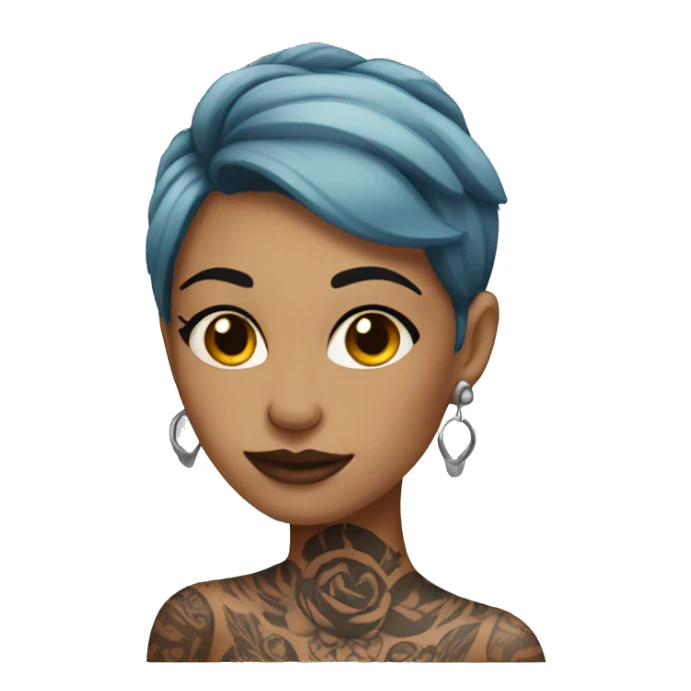 tattooed-woman sticker