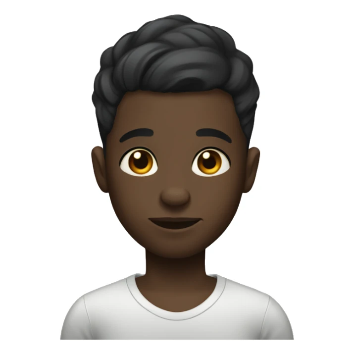 Short black boy with tattoos that’s balding sticker