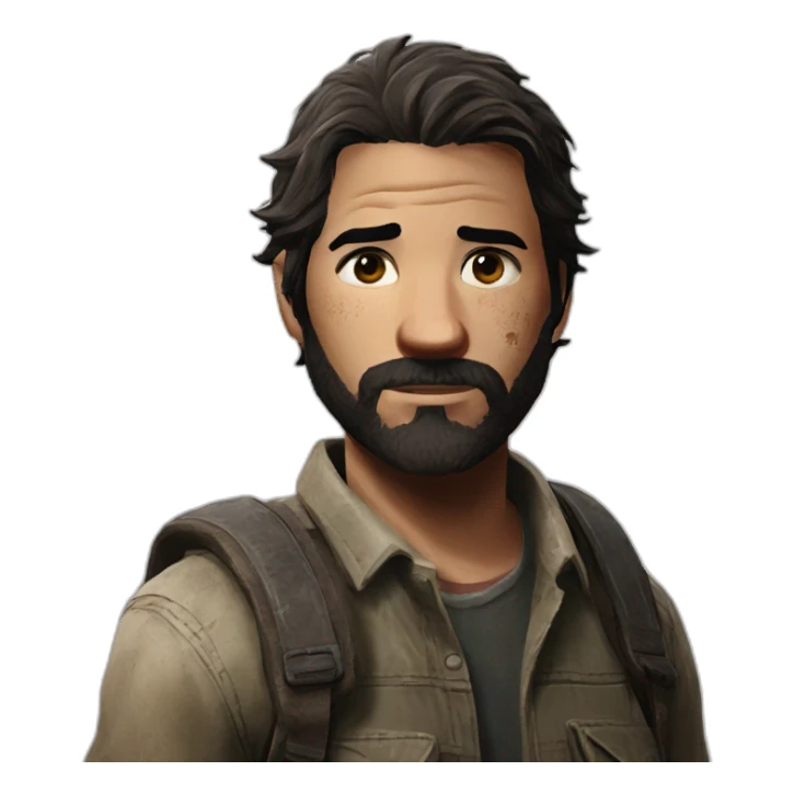 Joel from the last of us sticker